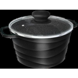 Кастрюля Нева Металл Посуда Каменная Черный гранит 186630