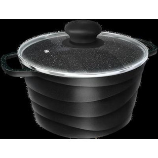 Кастрюля Нева Металл Посуда Каменная Черный гранит 186630